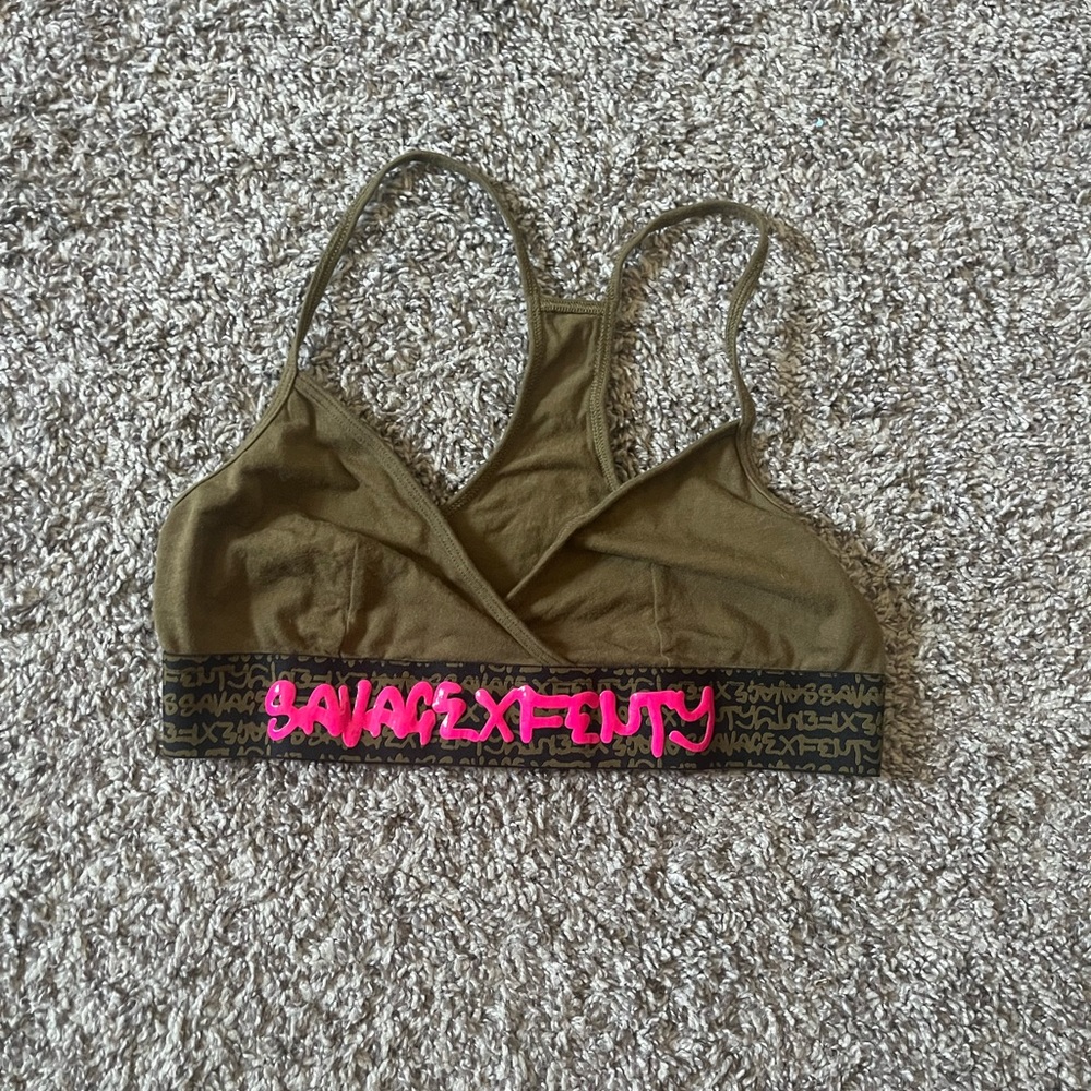 Green Savage x Fenty Bralette - Small